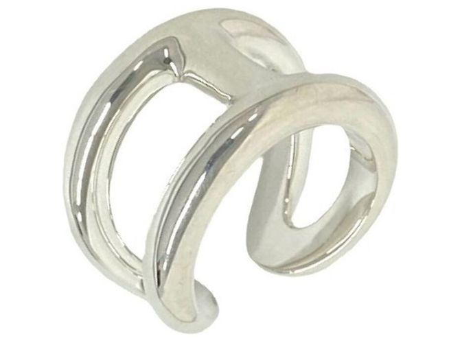 Hermès Hermes Osmos GM Band Ring Silvery