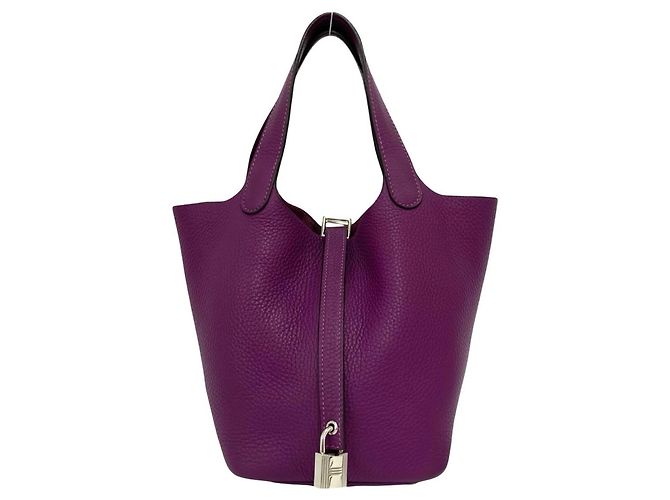 Hermès HERMES Picotin Lock PM Mini Tote Bag Lila