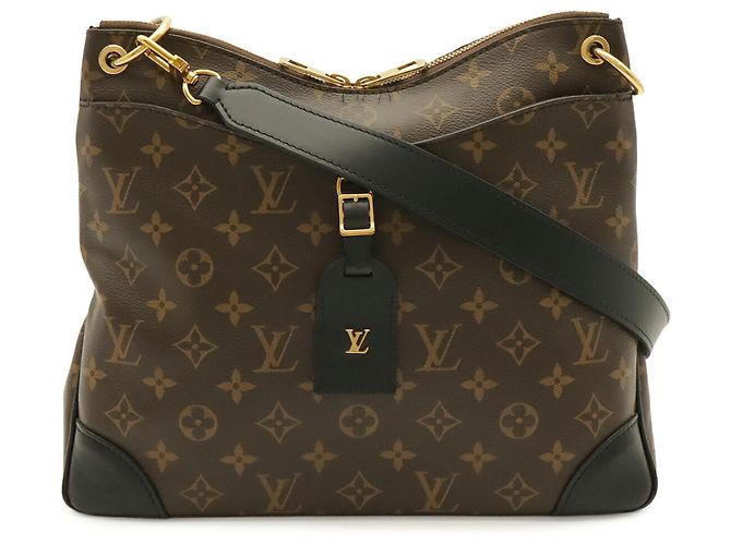 Sac à épaule Louis Vuitton Monogram Odeon NM MM Noir Monogramme