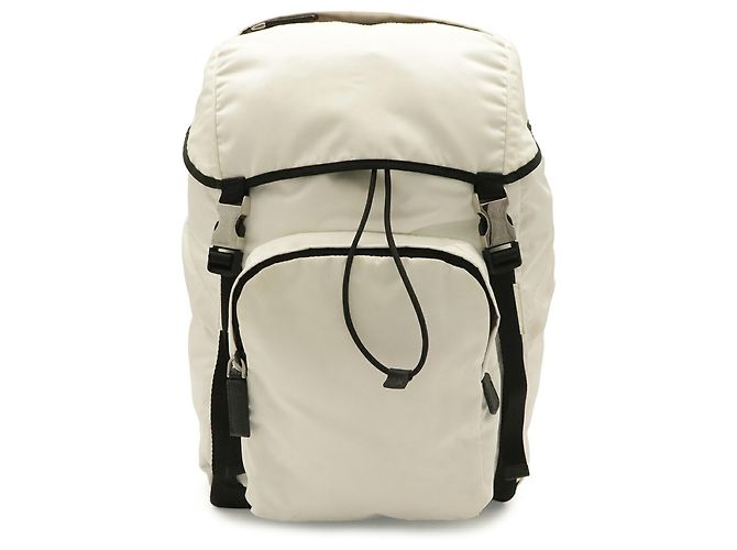Zaino Prada Bianco White Nylon