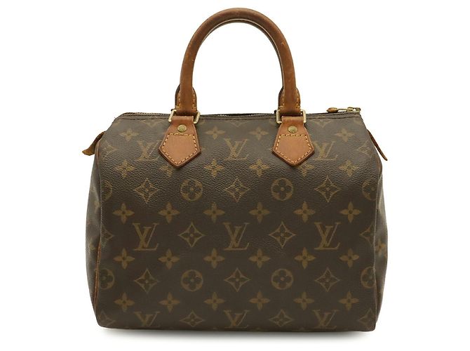 Bolsa Louis Vuitton Monogram Speedy 25 Marrom Monograma