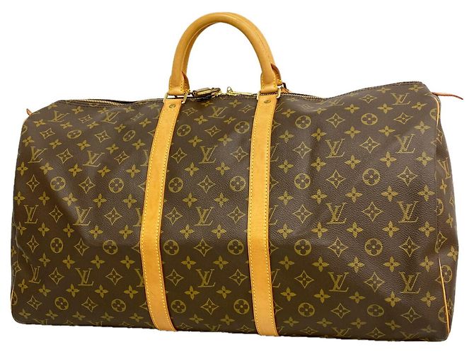 Keepall Sac Boston Louis Vuitton Marron