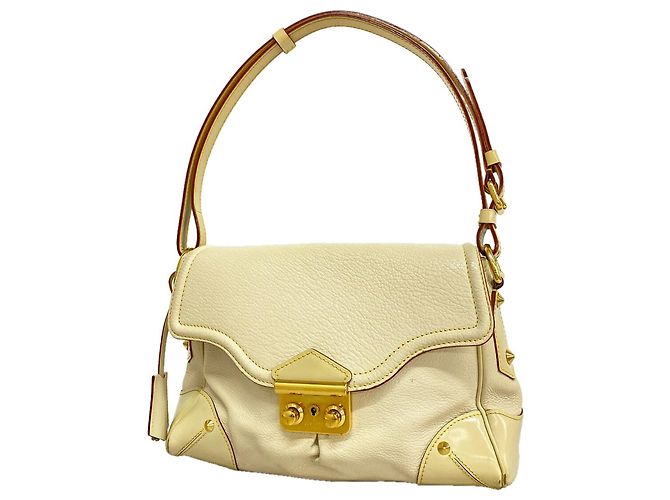 Louis Vuitton Suhali Resenciale Shoulder Bag White