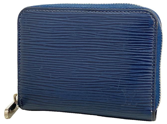 Louis Vuitton Epi Zippy Coin Purse Blue