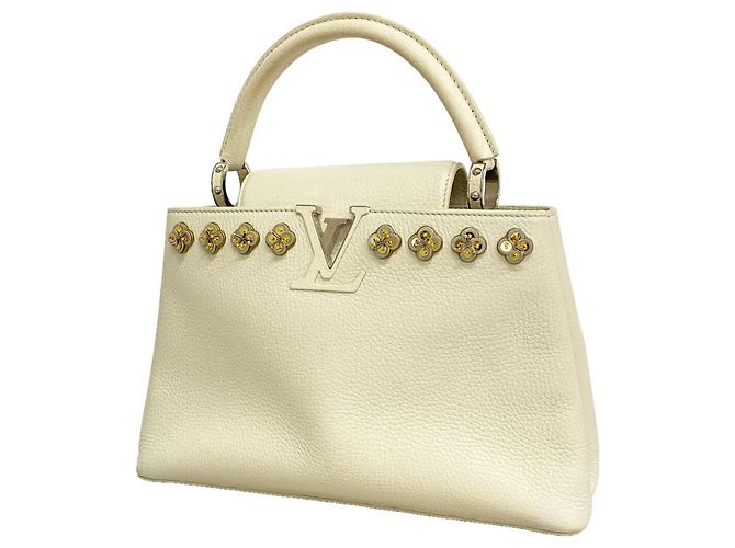 Bolso Louis Vuitton Capucines PM Blanco