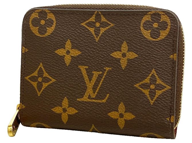 Monedero Zippy Monogram Louis Vuitton Castaño