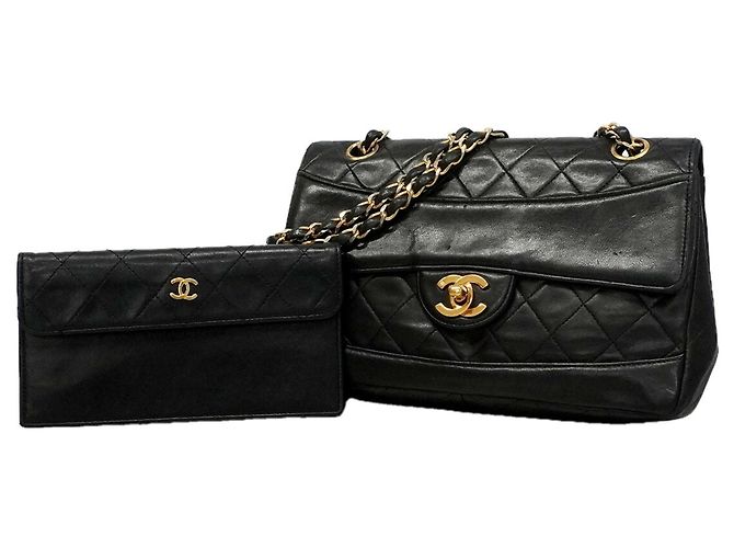 Borsa a tracolla Chanel Matelassé Nero