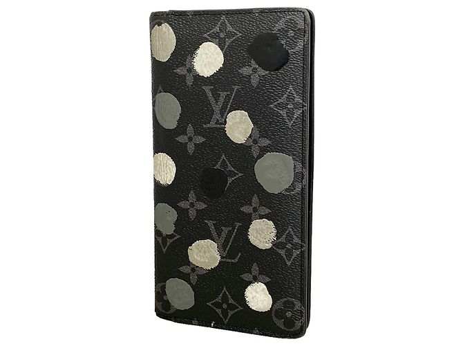 Louis Vuitton Monogram Eclipse Langbörse Schwarz