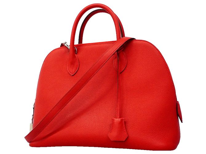 Hermès Borsa Hermes Bolide 192331 Evercolor Rosso