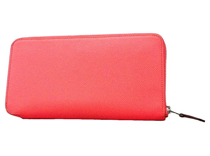 Hermès Cartera larga Hermes Azap en Rose Azalee Rosa
