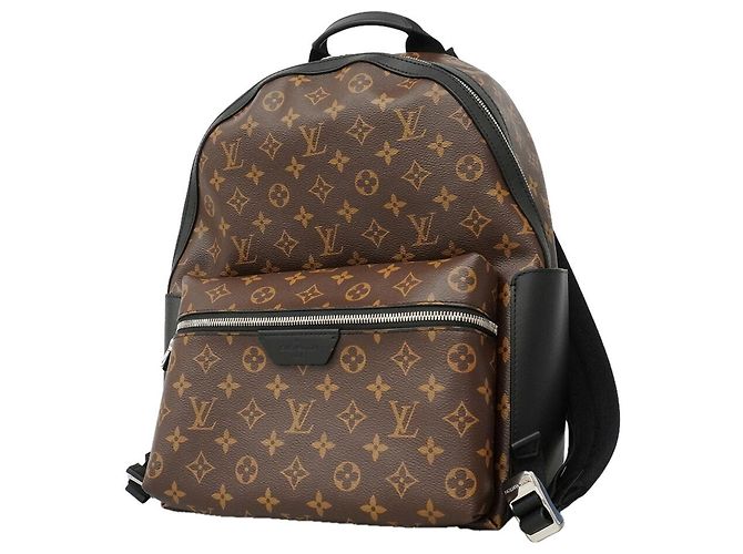 Louis Vuitton Monogram Macassar Discovery Backpack PM Brown