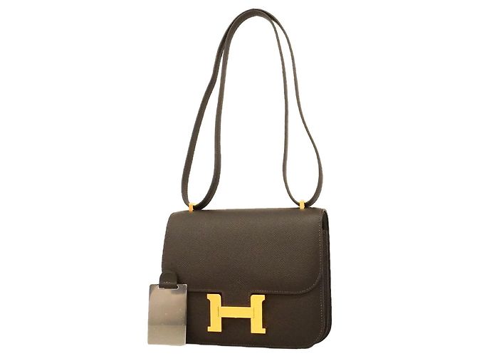 Hermès Borsa a tracolla Hermes Constance Mini Marrone