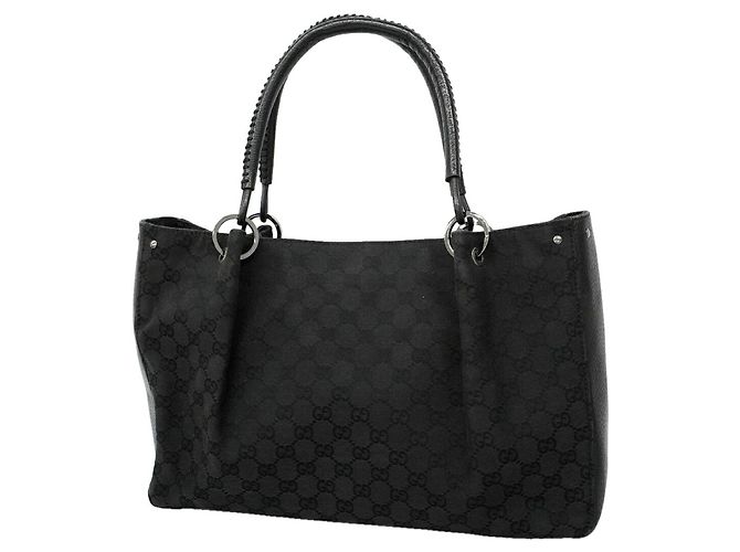 Borsa Tote Gucci GG Canvas Nero