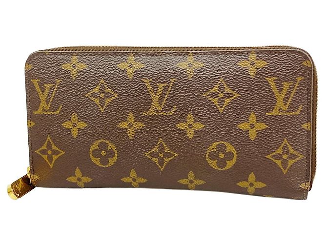 Louis Vuitton Monogram Zippy Wallet Braun