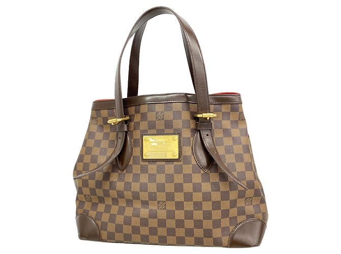 Louis Vuitton Damier Hampstead MM Tote Bag Damier ebene