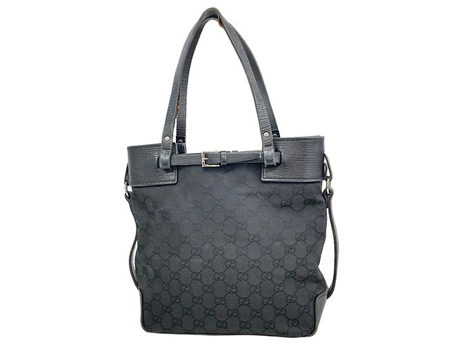 Borsa Tote Gucci GG Canvas Nero