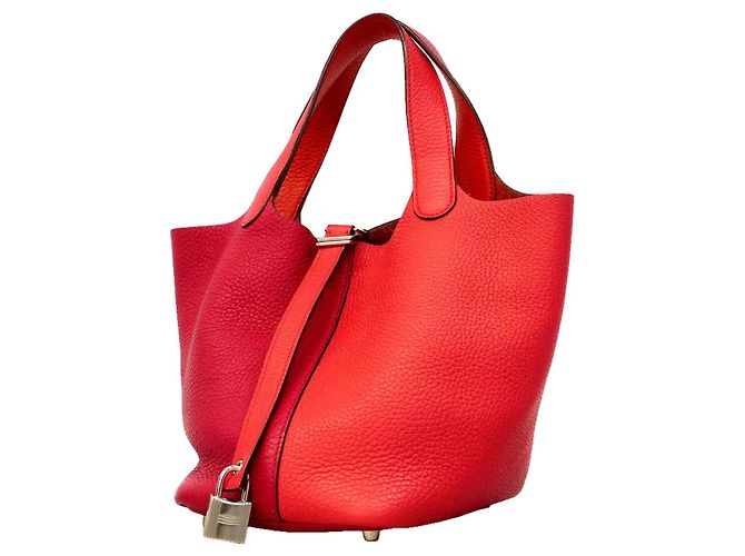 Hermès Bolso Hermes Picotin Lock PM Casaque Rosa