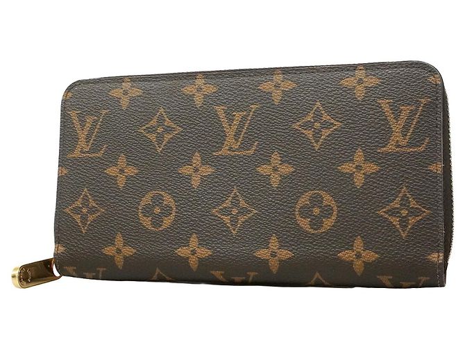 Louis Vuitton Monogram Zippy Wallet Brown
