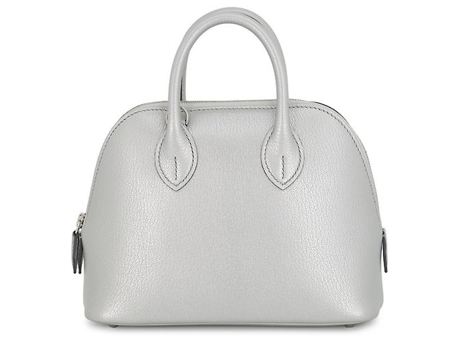 Hermès Hermes Bolide 1923 Mini Handtasche Silber