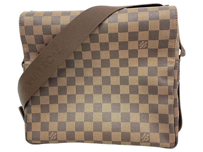 Bolsa de Ombro Louis Vuitton Damier Naviglio Damier ebene