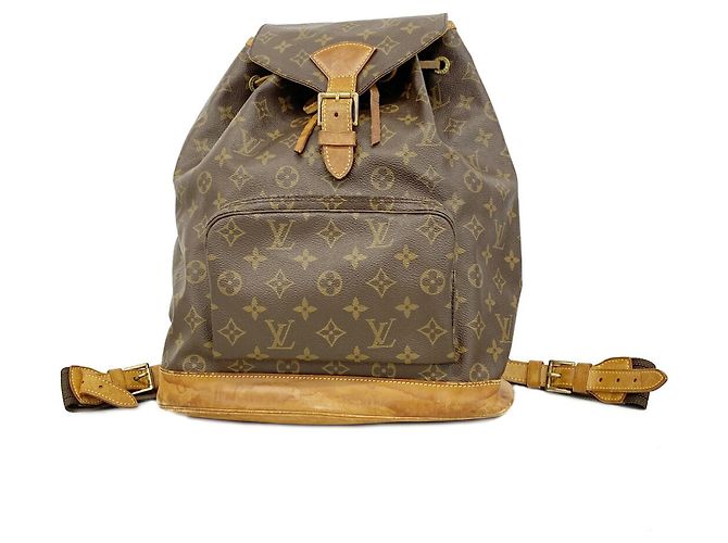 Louis Vuitton Monogram Montsouris GM Backpack Brown
