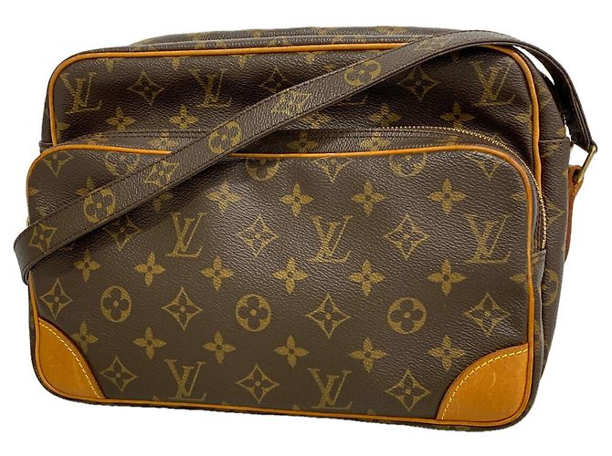 Borsa a tracolla Nile Monogram Louis Vuitton Marrone