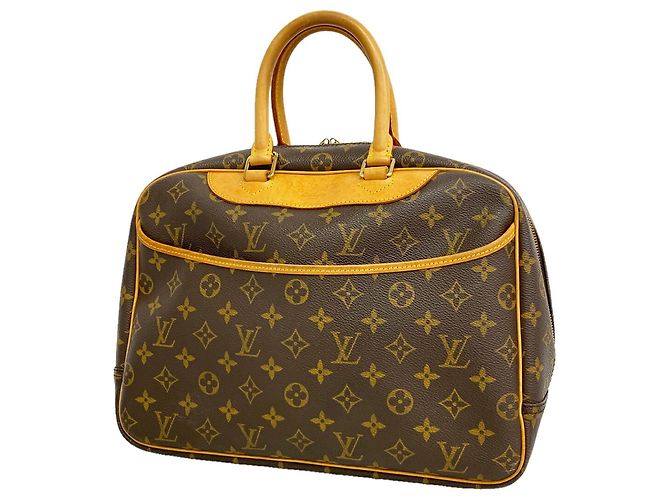 Borsa Louis Vuitton Monogram Deauville Marrone