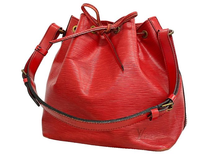 Noe Borsa a tracolla Louis Vuitton Epi Petit Noé Rosso