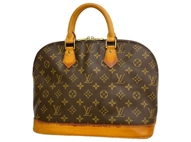 Sac à main Louis Vuitton Alma Monogram Marron