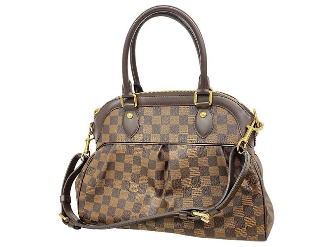 Bolsa Louis Vuitton Damier Trevi PM em Ebene Damier ebene