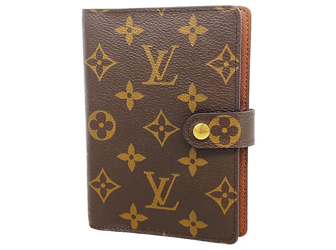 Louis Vuitton Monogram Agenda PM Notebook Cover Brown