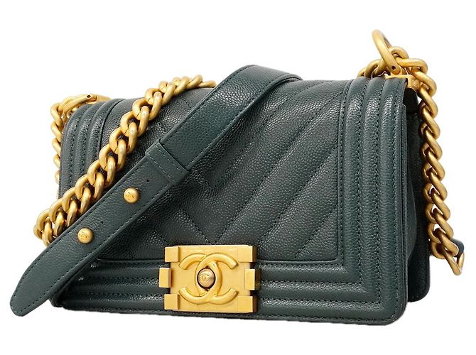 Le Boy Bolsa de Ombro Chanel Boy Chain Azul