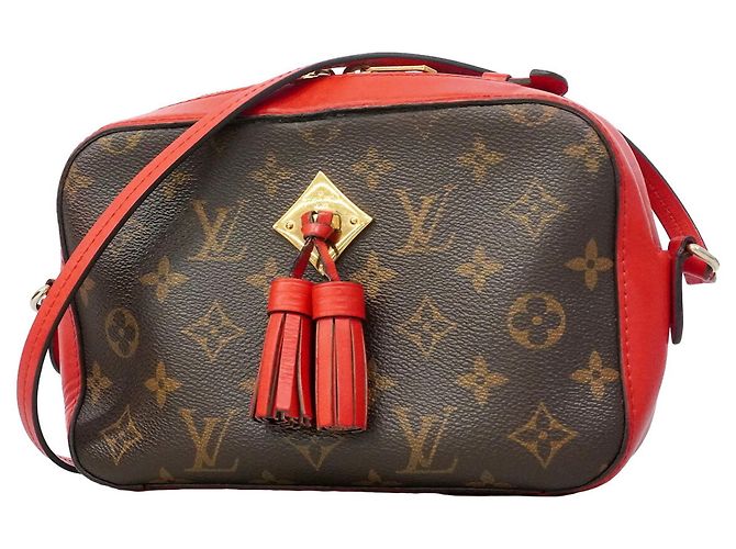 Sac à main Louis Vuitton Monogram Saint-Onge Rouge