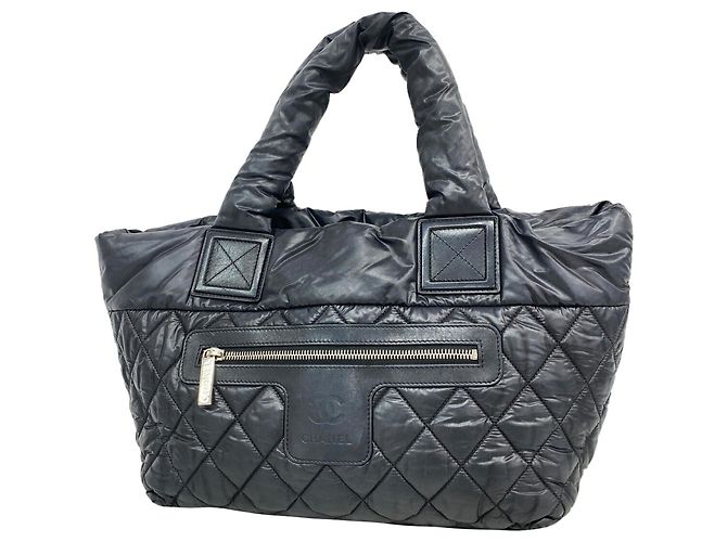 Sac cabas Chanel Coco Cocoon en nylon Noir