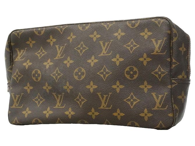 Louis Vuitton Monogram Toilette 28 Täschchen Braun