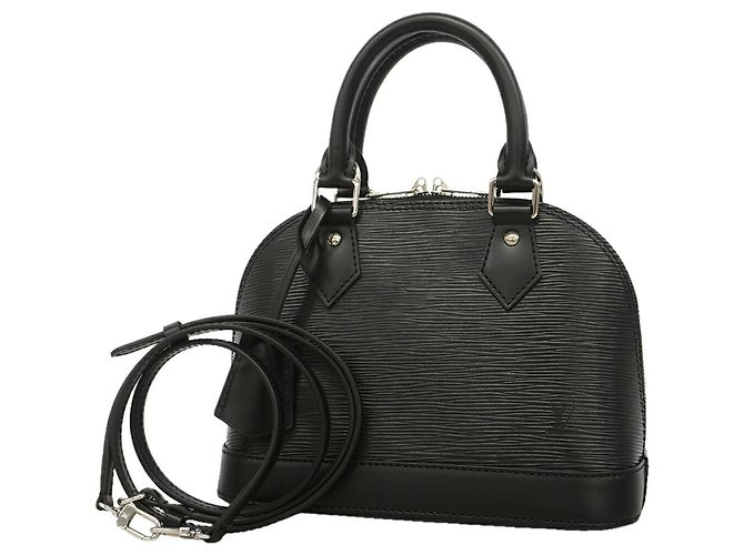 Louis Vuitton Alma BB Handtasche aus Epi-Leder Schwarz