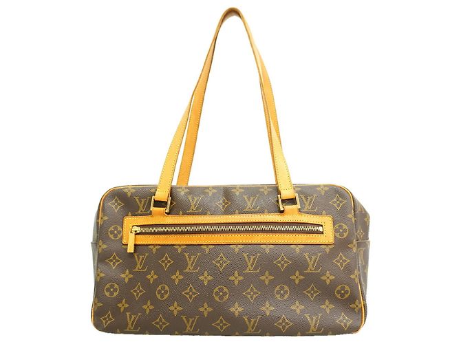 Borsa a tracolla Louis Vuitton Monogram Cite GM Marrone