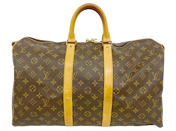 Louis Vuitton Boston Monogram Keepall 45 Marrone