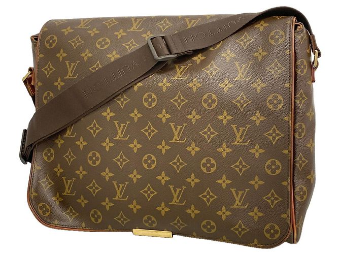 Sac à épaule Louis Vuitton Monogram Abbesses M45257 Marron