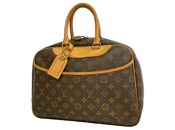 Borsa Louis Vuitton Monogram Deauville Marrone