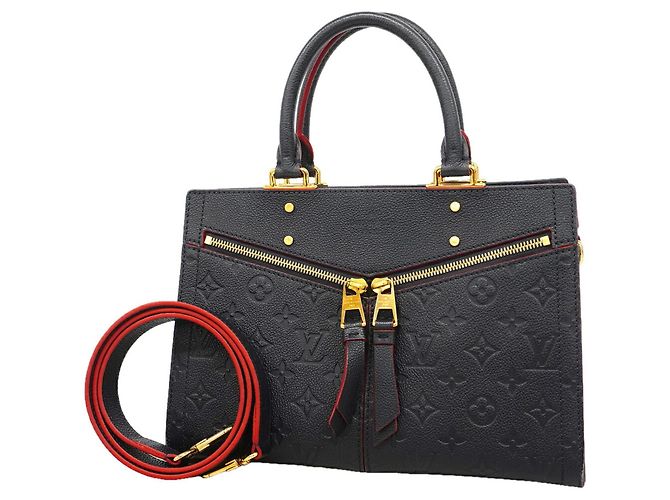 Bolsa Louis Vuitton Monogram Empreinte Three PM Vermelho