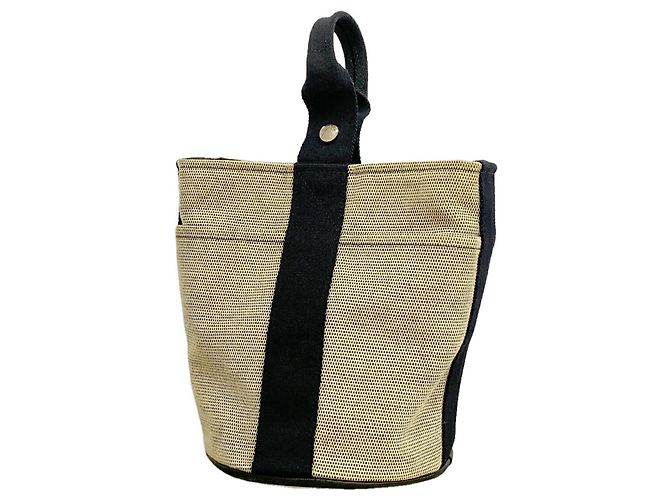 Hermès Hermes Saxo PM Handtasche Braun Schwarz