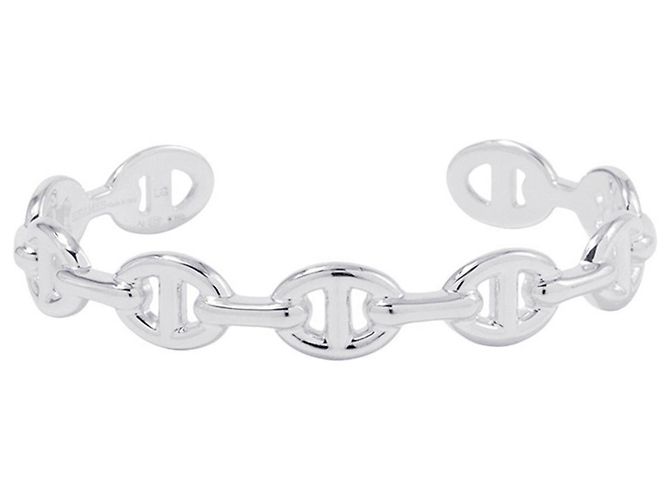 Hermès Bracciale con Charms Hermes Chaine d'Ancre Enchainée Argento