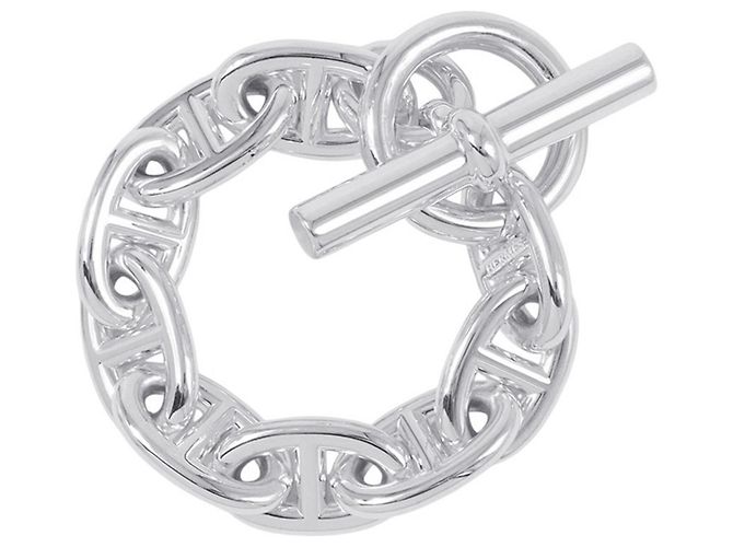 Hermès Bracciale Hermes Chaine d'Ancre TGM Argento