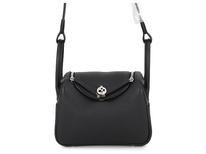 Hermès Borsa a mano Hermes Lindy Mini Nero