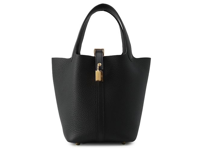 Hermès Hermes Picotin Lock PM Handtasche Schwarz