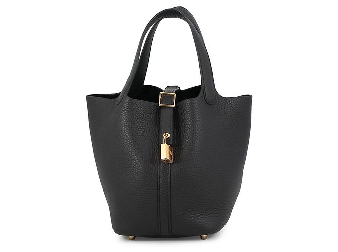 Hermès Sac à main Hermes Picotin Lock PM Noir