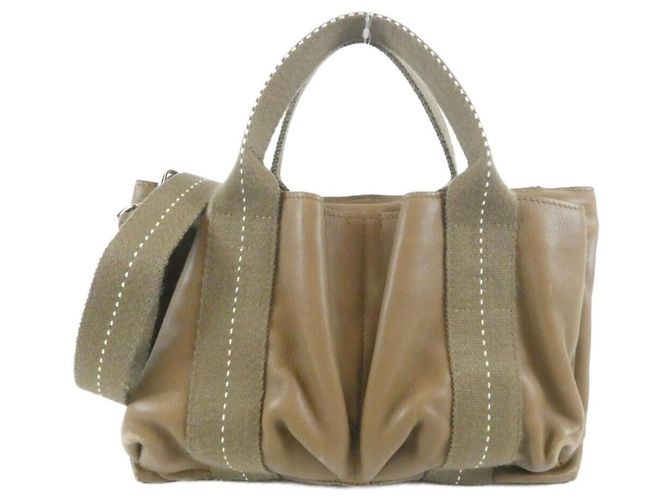 Hermès Sac à main Hermes Caravan Horizontal PM Marron