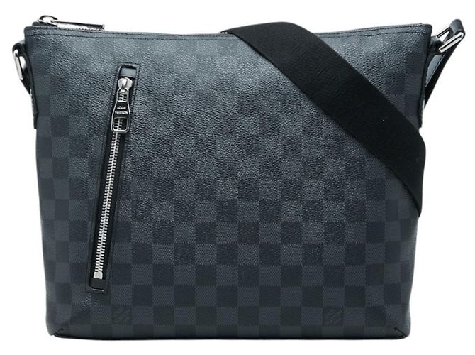 Borsa a tracolla Louis Vuitton Damier Graphite Mick PM Marrone Nero