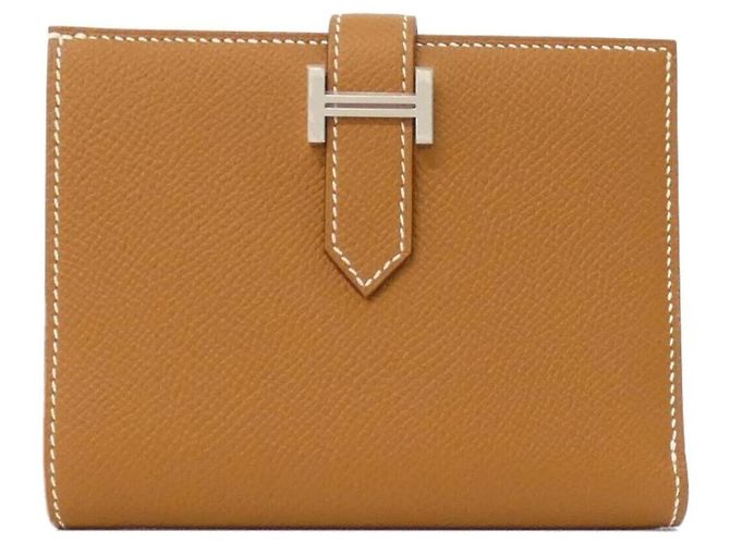 Hermès Hermes Bearn Compact Wallet Brown